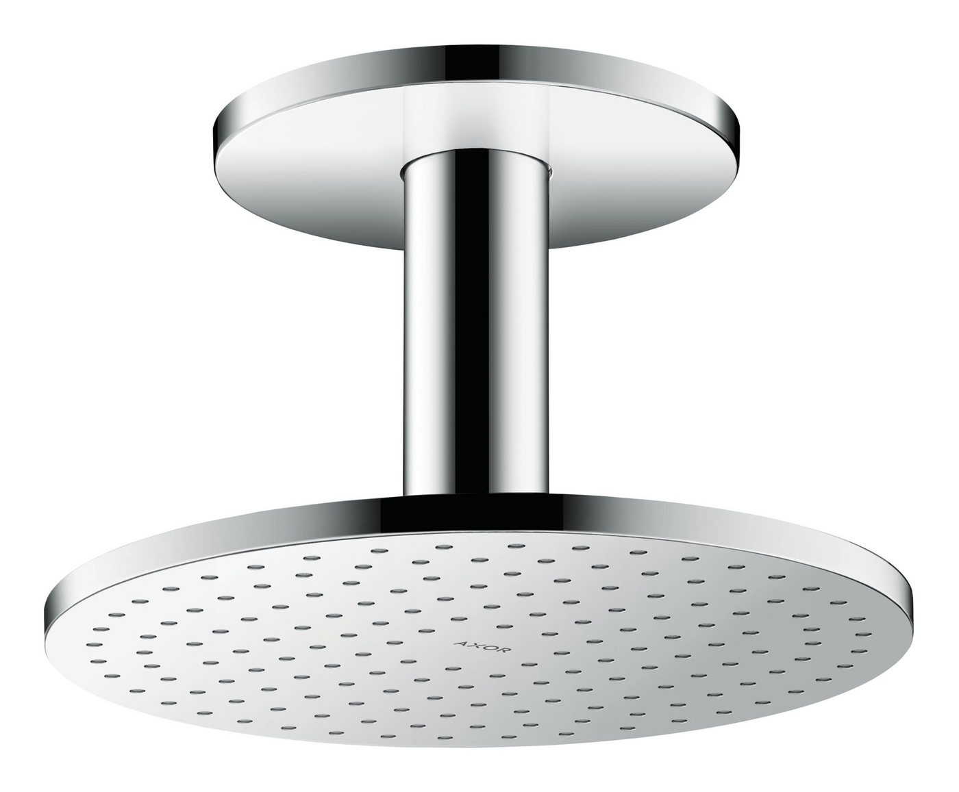 hansgrohe Kopfbrause Axor ShowerSolutions, Kopfbrause 250 2jet mit Deckenanschluss - Chrom von hansgrohe