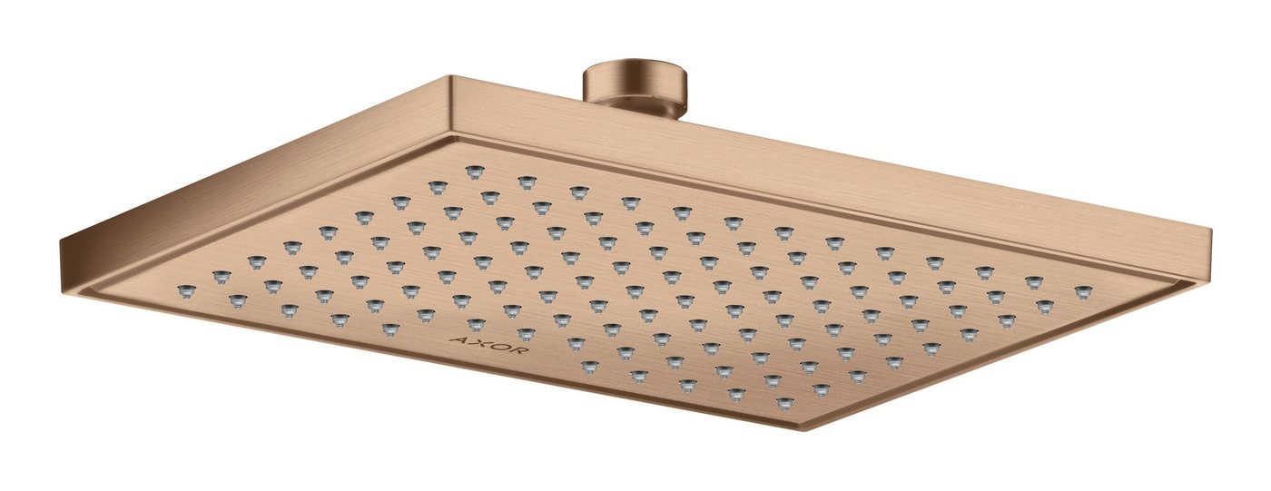 hansgrohe Kopfbrause Axor ShowerSolutions, Kopfbrause 245/185 1jet EcoSmart+ - Brushed Red Gold von hansgrohe