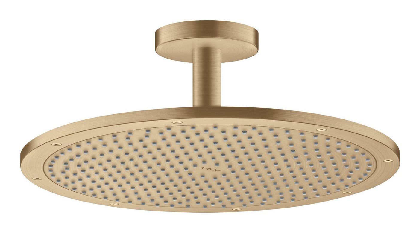 hansgrohe Kopfbrause Axor ShowerSolutions 350, 1jet mit Deckenanschluss - Brushed Bronze von hansgrohe