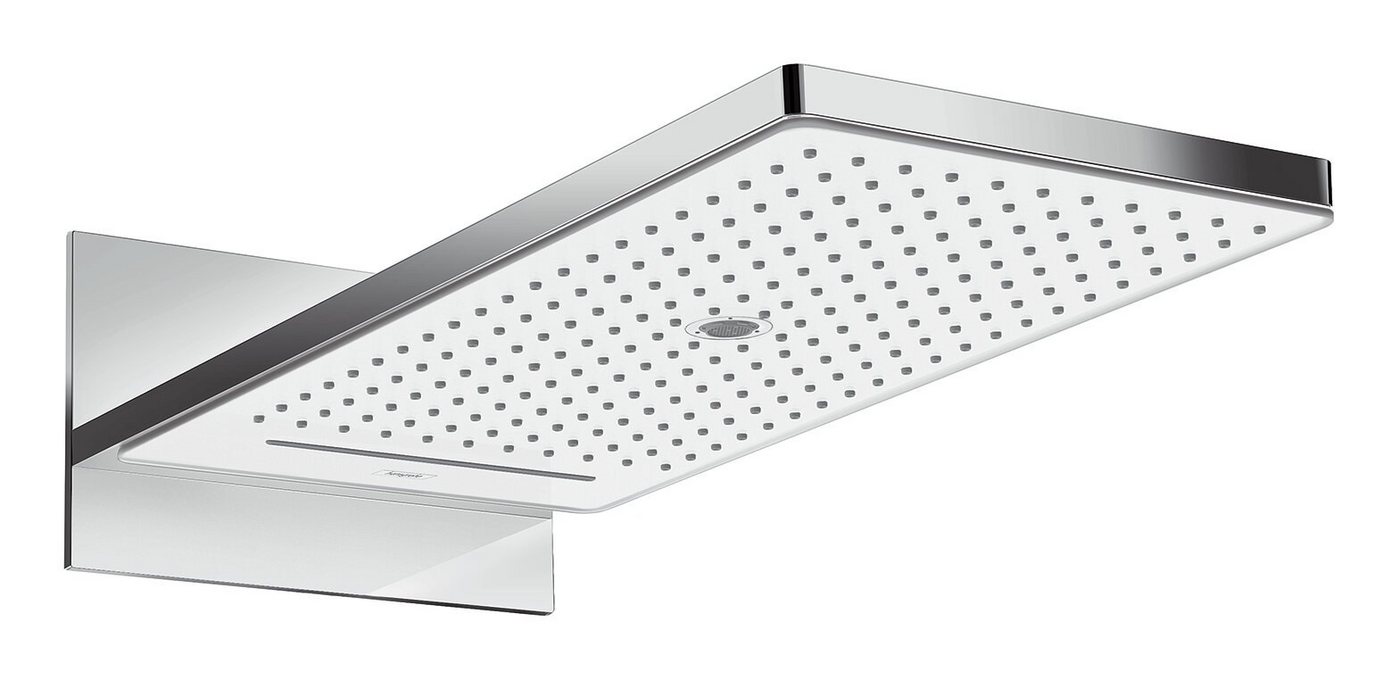 hansgrohe Kopfbrause Rainmaker Select 580, 3jet EcoSmart mit Wandanschluss - Weiß / Chrom hansgrohe Kopfbrause Rainmaker Select 580, 3jet EcoSmart mit Wandanschluss - Weiß / Chrom von hansgrohe