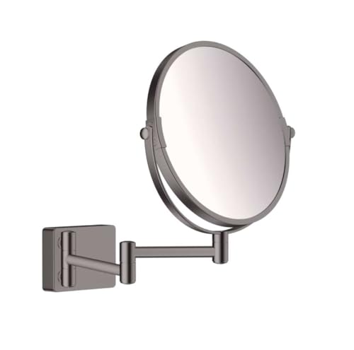 hansgrohe Kosmetikspiegel AddStoris, Rasierspiegel schwenkbar, Makeup Spiegel, Brushed Black Chrome hansgrohe Kosmetikspiegel AddStoris, Rasierspiegel schwenkbar, Makeup Spiegel, Brushed Black Chrome von hansgrohe