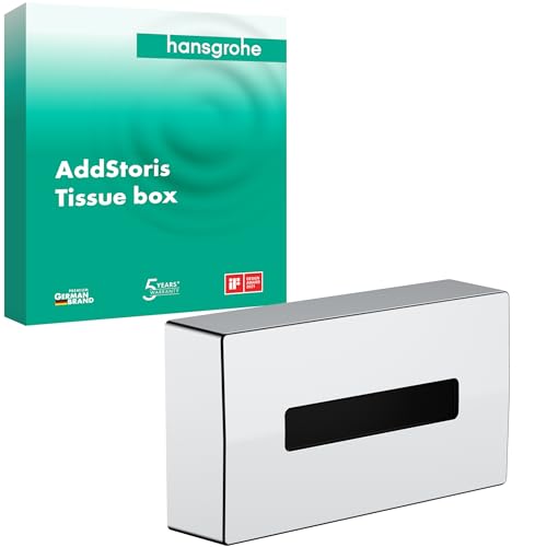 hansgrohe Kosmetiktuchox AddStoris, Taschentuchbox, Chrom von hansgrohe