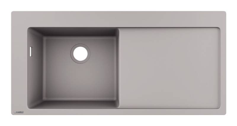 hansgrohe Küchenspüle S51, Einbauspüle S5110-F450 mit Abtropffläche rechts von hansgrohe