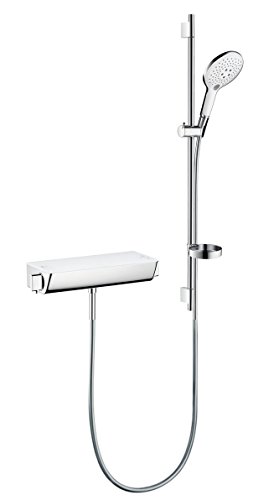 hansgrohe Raindance Select S 150 Thermostatset 0,90m, 3 Strahlarten, Weiß/Chrom von hansgrohe