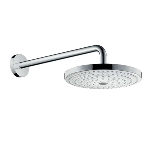 hansgrohe Raindance Select S 240 Duschkopf, Kopfbrause für Wandmontage, 2 Strahlarten, Weiß/Chrom von hansgrohe