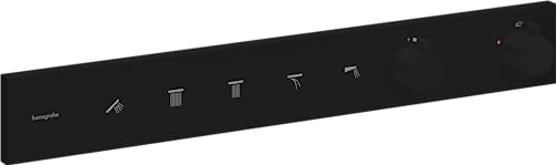 hansgrohe Unterputz Thermostat Dusche RainSelect, Duscharmatur für 5 Verbraucher, Mattschwarz hansgrohe Unterputz Thermostat Dusche RainSelect, Duscharmatur für 5 Verbraucher, Mattschwarz von hansgrohe