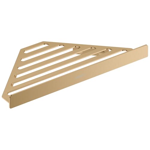 hansgrohe AddStoris - Duschablage, Duschkorb, Eckregal Bad, Duschregal Ecke, Seifenkorb, Seifenablage Dusche, Badezimmer Zubehör, Brushed Bronze, 41741140 von hansgrohe