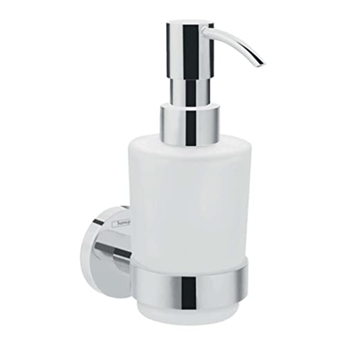 hansgrohe Seifenspender Logis Universal, nachfüllbarer Seifendosierer für Flüssigseife und Lotion, Chrom von hansgrohe
