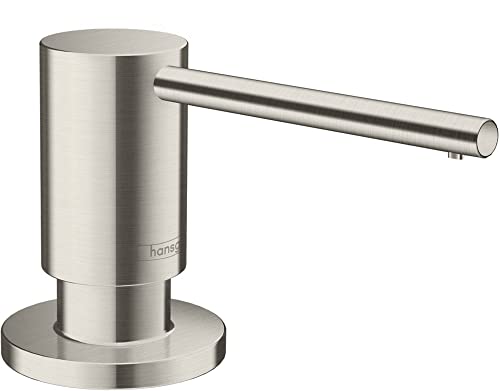 hansgrohe Spülmittel-/ Lotionspender Küchenzubehör (Accessoire, rund) Edelstahl Finish von hansgrohe