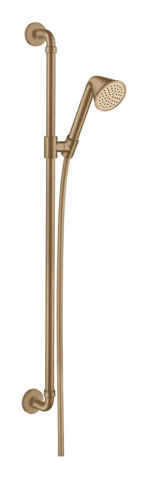 hansgrohe Stangenbrause-Set Axor Front / Showers, Höhe 106.5 cm, 1 Strahlart(en), Brauseset mit Handbrause 85 1jet EcoSmart von hansgrohe