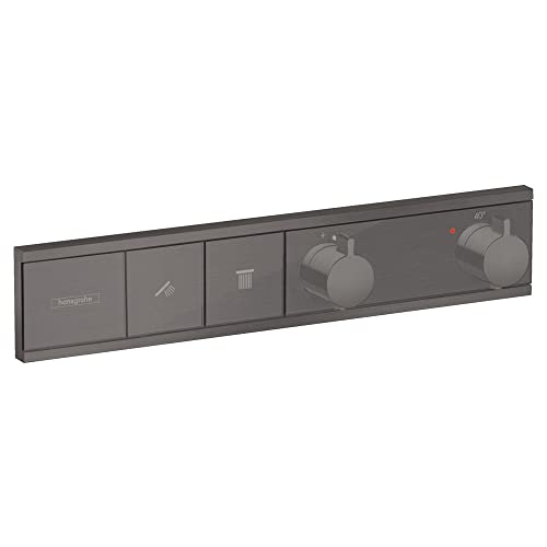 hansgrohe Unterputz Thermostat RainSelect, für 2 Funktionen, Brushed Black Chrome von hansgrohe