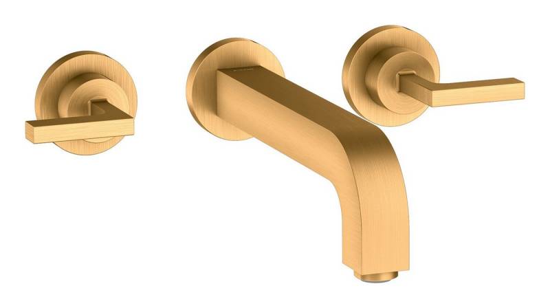 hansgrohe Unterputzarmatur Axor Citterio 3-Loch Waschtischarmatur Hebelgriff Unterputz Ausladung von hansgrohe