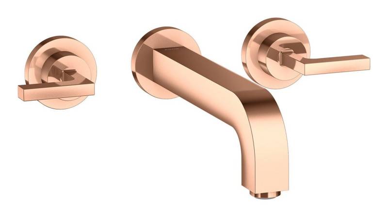 hansgrohe Unterputzarmatur Axor Citterio 3-Loch Waschtischarmatur Hebelgriff Unterputz Ausladung von hansgrohe