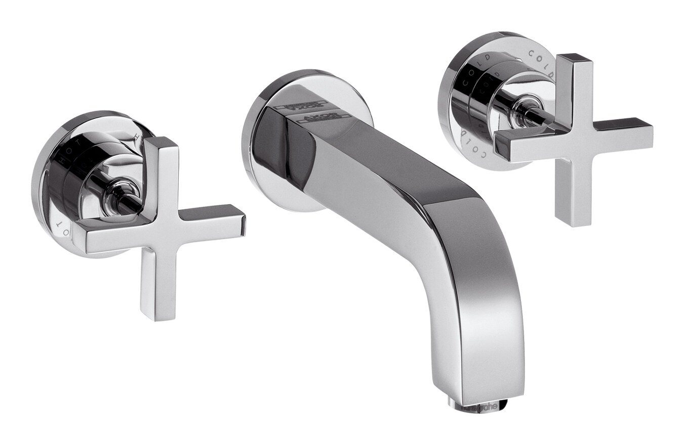 hansgrohe Unterputzarmatur Axor Citterio 3-Loch Waschtischarmatur Kreuzgriff Unterputz Ausladung hansgrohe Unterputzarmatur Axor Citterio 3-Loch Waschtischarmatur Kreuzgriff Unterputz Ausladung von hansgrohe