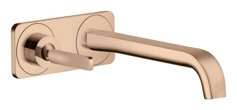 hansgrohe Unterputzarmatur Axor Citterio E Waschtischmischer mit Platte Unterputz von hansgrohe