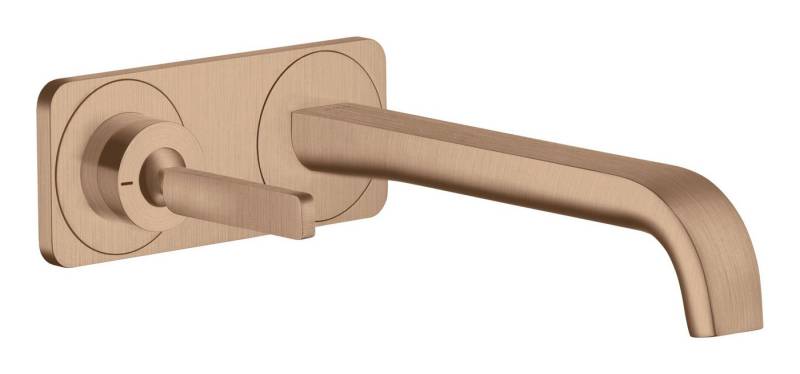 hansgrohe Unterputzarmatur Axor Citterio E Waschtischmischer mit Platte Unterputz von hansgrohe