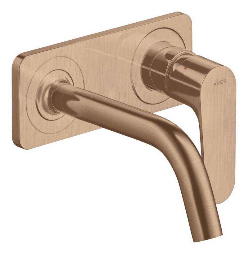 hansgrohe Unterputzarmatur Axor Citterio M Waschtischmischer mit Platte Unterputz Ausladung von hansgrohe