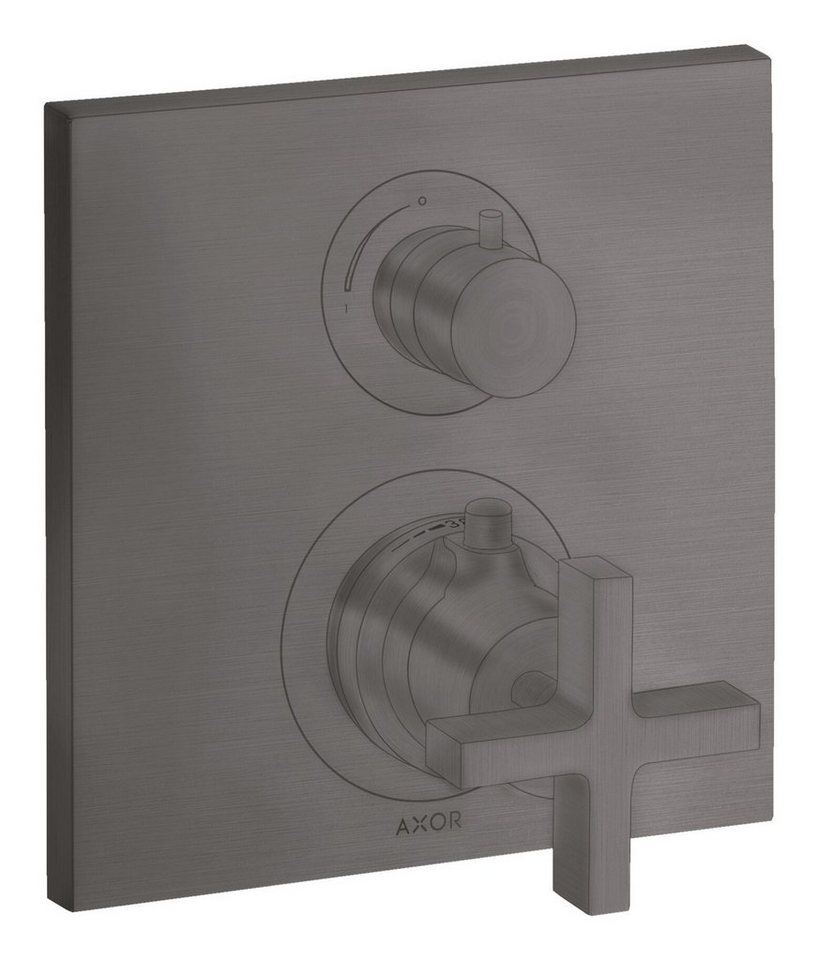 hansgrohe Unterputzarmatur Axor Citterio Thermostat mit Ab- und Umstellventil Unterputz mit Kreuzgriff hansgrohe Unterputzarmatur Axor Citterio Thermostat mit Ab- und Umstellventil Unterputz mit Kreuzgriff von hansgrohe