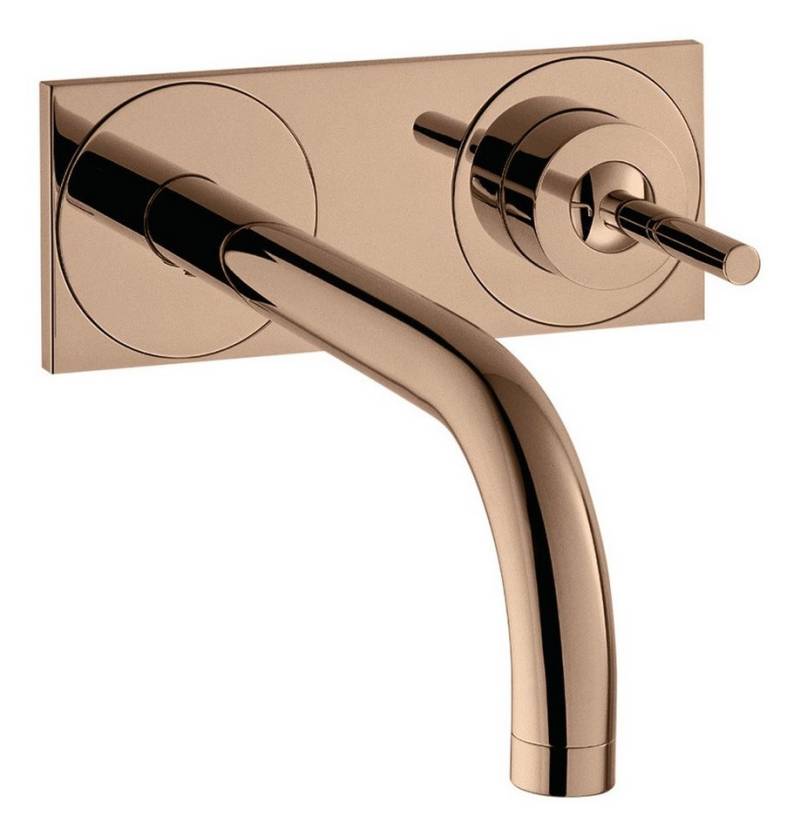 hansgrohe Unterputzarmatur Axor Uno Waschtischmischer mit Platte Unterputz Ausladung von hansgrohe