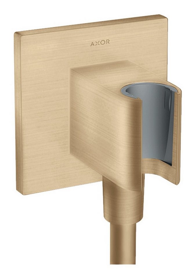 hansgrohe Wandanschlussbogen Axor ShowerSolutions, Wandanschluss eckig mit integrierter Brausehalterfunktion hansgrohe Wandanschlussbogen Axor ShowerSolutions, Wandanschluss eckig mit integrierter Brausehalterfunktion von hansgrohe