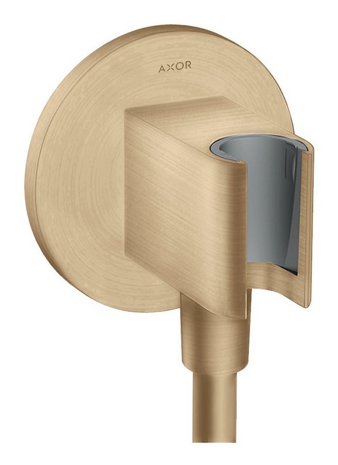 hansgrohe Wandanschlussbogen Axor ShowerSolutions, Wandanschluss rund mit integrierter Brausehalterfunktion hansgrohe Wandanschlussbogen Axor ShowerSolutions, Wandanschluss rund mit integrierter Brausehalterfunktion von hansgrohe