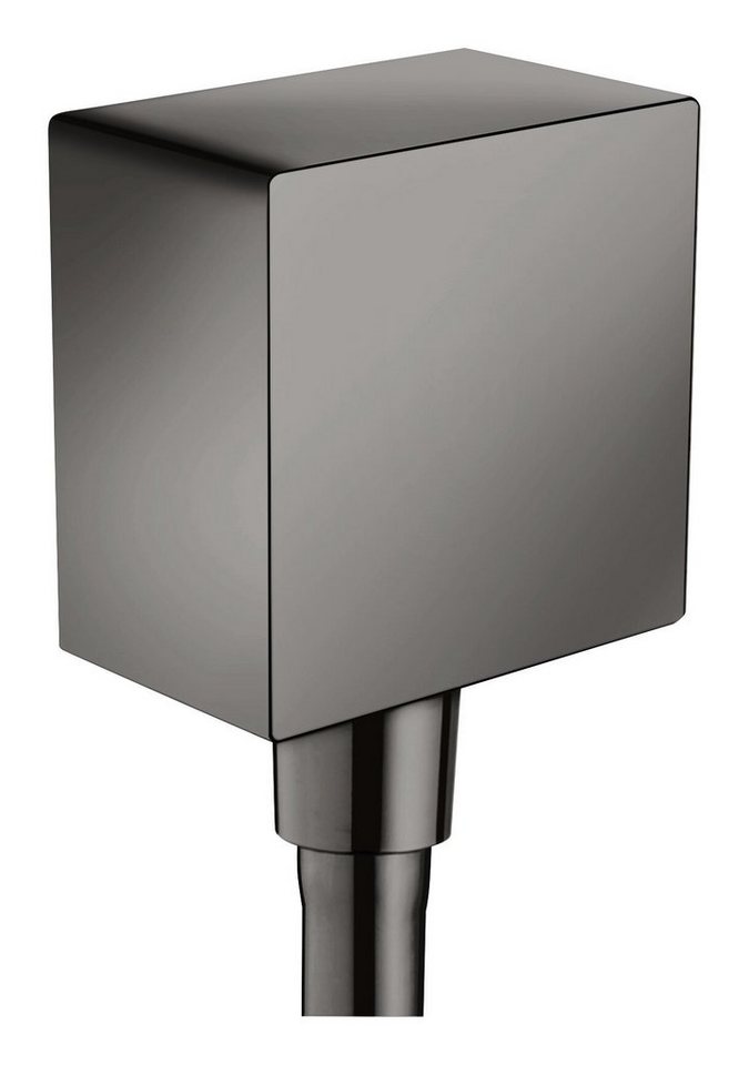 hansgrohe Wandanschlussbogen Axor Showersolutions, Wandanschluss eckig - Polished Black Chrome von hansgrohe