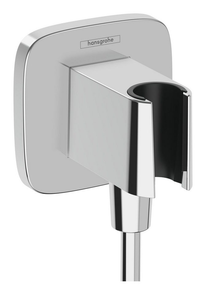 hansgrohe Wandanschlussbogen FixFit Q, Wandanschluss mit Brausehalter hansgrohe Wandanschlussbogen FixFit Q, Wandanschluss mit Brausehalter von hansgrohe