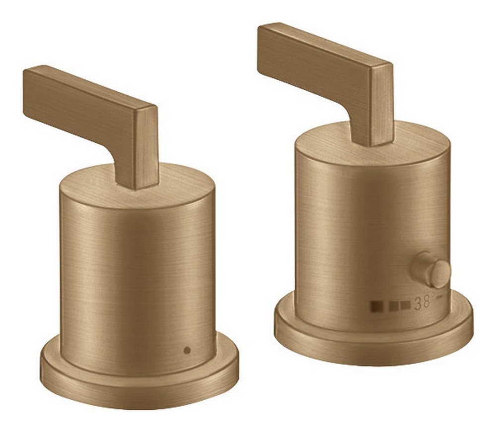 hansgrohe Wannenarmatur Axor Citterio 2-Loch Wannenrandarmatur mit Thermostat Unterputz mit Hebelgriff hansgrohe Wannenarmatur Axor Citterio 2-Loch Wannenrandarmatur mit Thermostat Unterputz mit Hebelgriff von hansgrohe