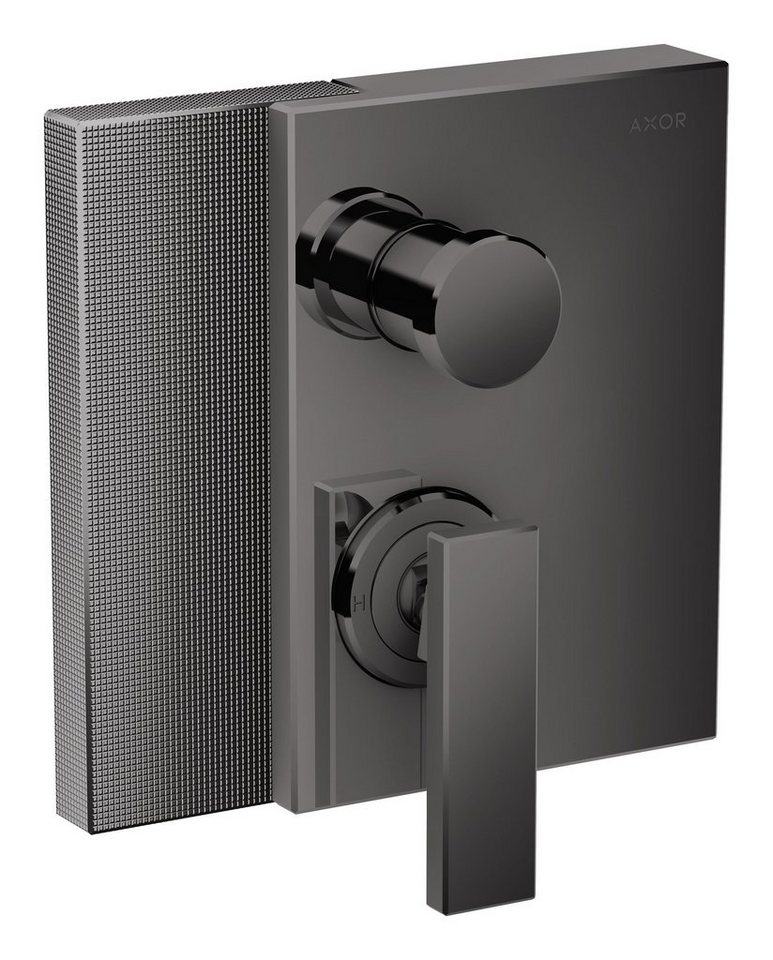 hansgrohe Wannenarmatur Axor Edge Einhebel Unterputz m. Hebelgriff - Polished Black Chrome von hansgrohe