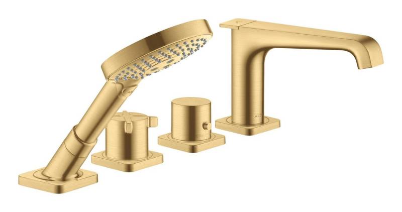 hansgrohe Wannenthermostat Axor Citterio E 4-Loch Fliesenrandarmatur mit Thermostat von hansgrohe