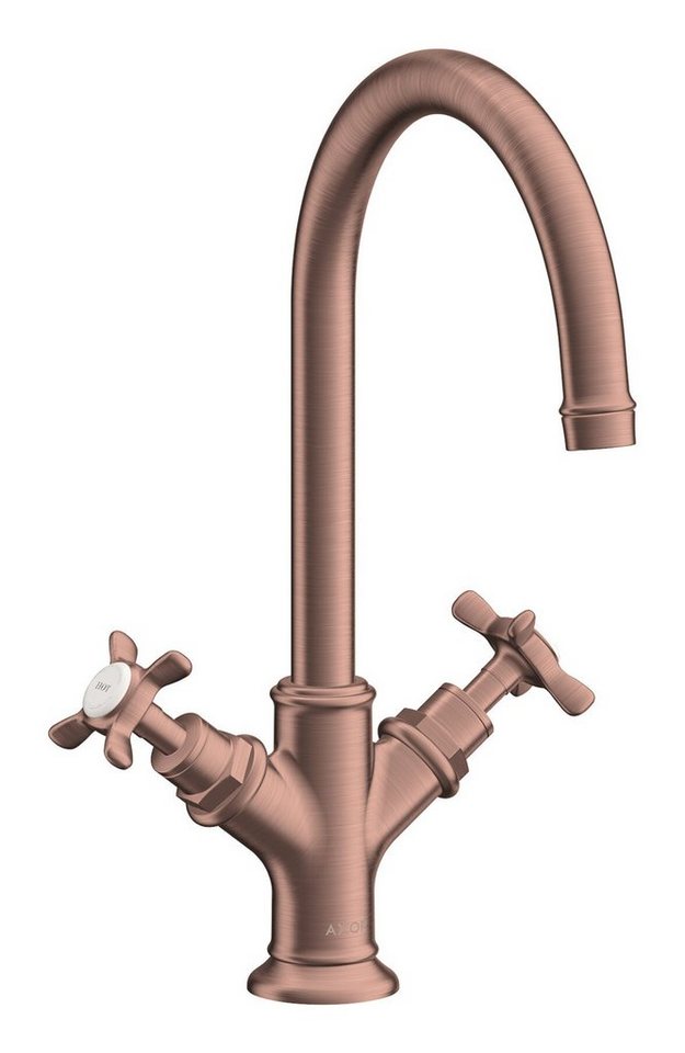 hansgrohe Waschtischarmatur Axor Montreux 210 2-Griff mit Zugstangen-Ablaufgarnitur von hansgrohe