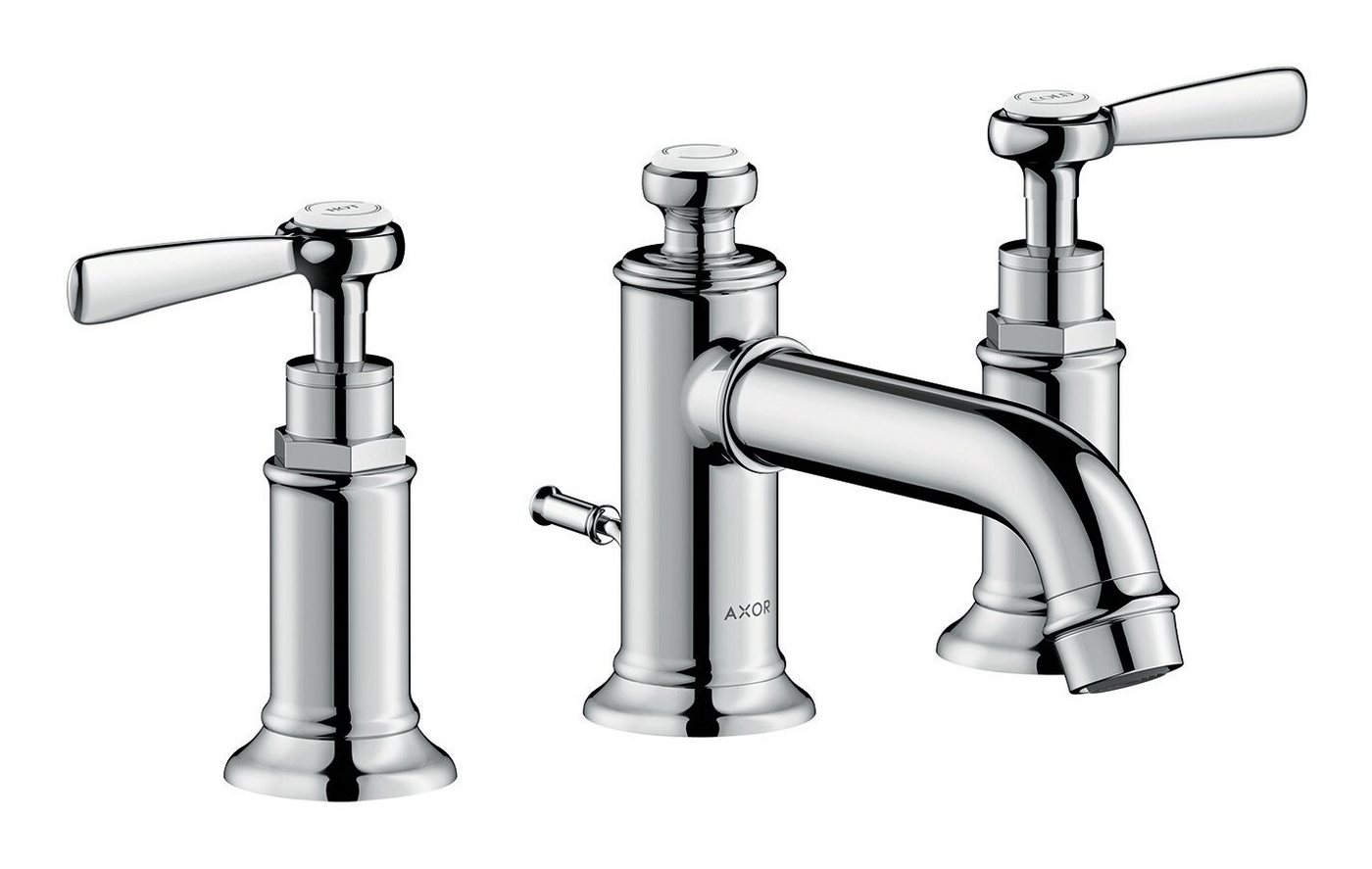 hansgrohe Waschtischarmatur Axor Montreux 30 3-Loch Hebelgriff mit Zugstangen-Ablaufgarnitur hansgrohe Waschtischarmatur Axor Montreux 30 3-Loch Hebelgriff mit Zugstangen-Ablaufgarnitur von hansgrohe