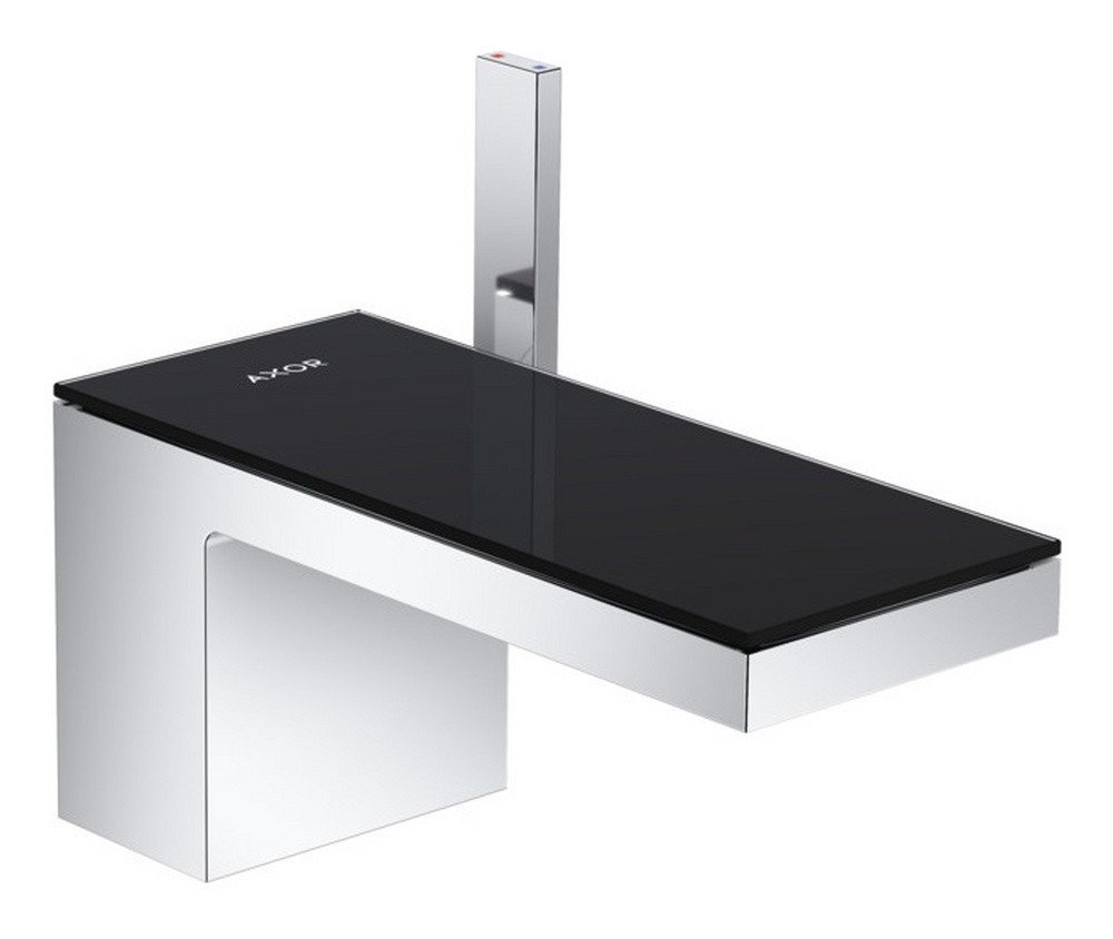 hansgrohe Waschtischarmatur Axor MyEdition 70 Mit Push-Open Ablaufgarnitur - Chrom / Schwarzglas hansgrohe Waschtischarmatur Axor MyEdition 70 Mit Push-Open Ablaufgarnitur - Chrom / Schwarzglas von hansgrohe