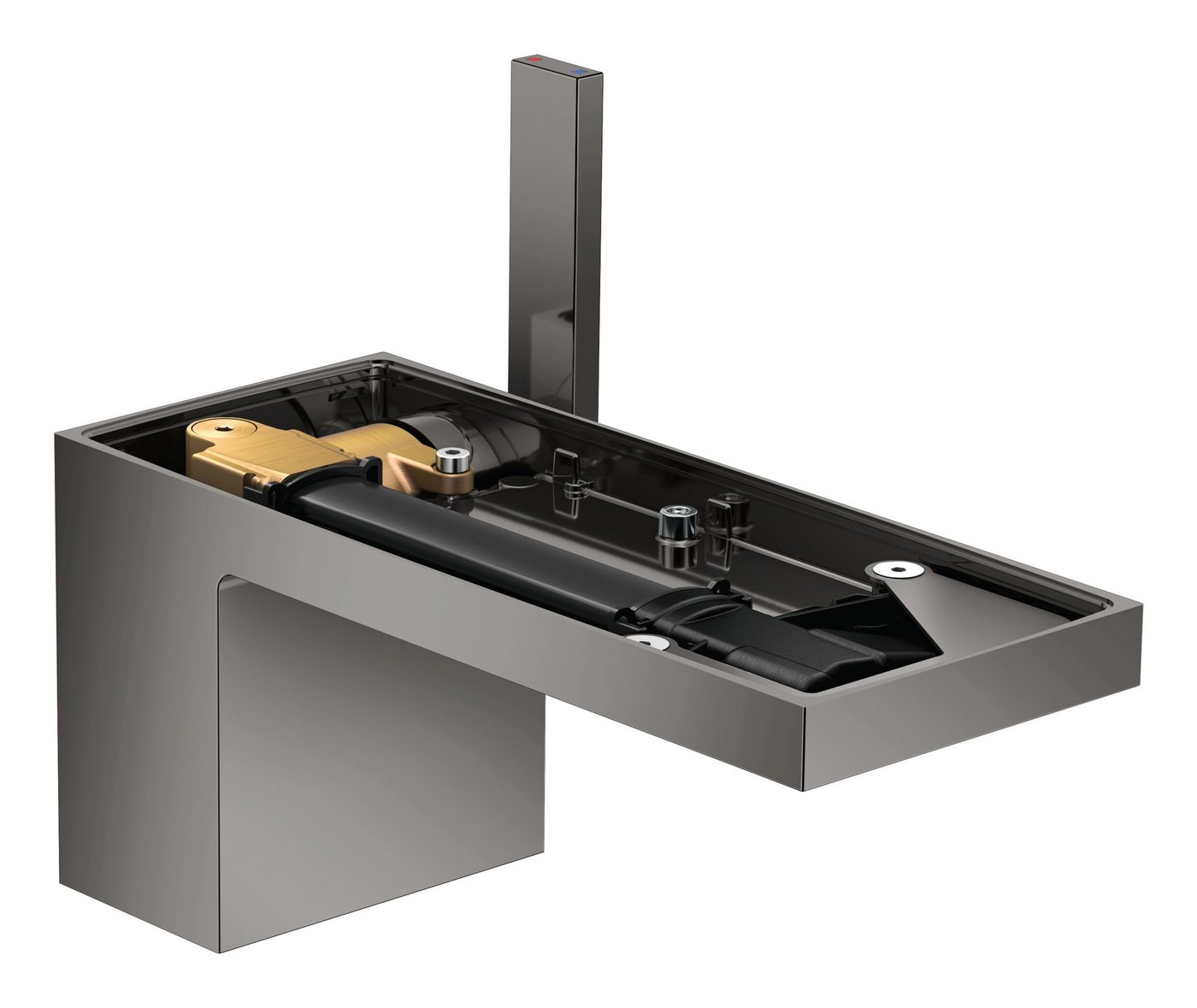 hansgrohe Waschtischarmatur Axor MyEdition 70 Waschtischmischer ohne Platte mit Push-Open Ablaufgarnitur von hansgrohe