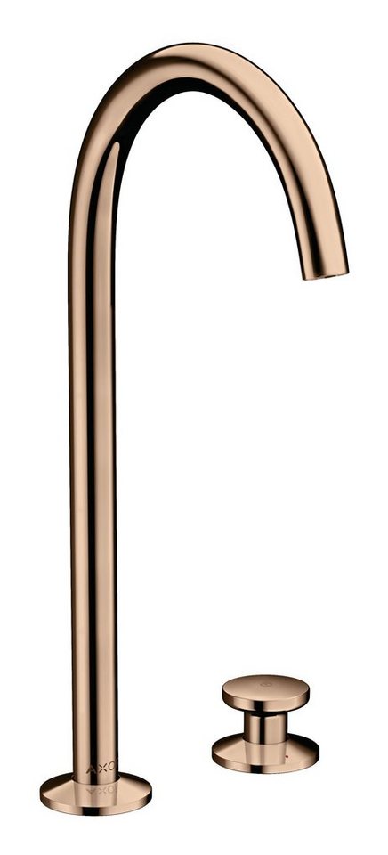 hansgrohe Waschtischarmatur Axor One 2-Loch Waschtischmischer Select 260 mit Push-Open Ablaufgarnitur von hansgrohe