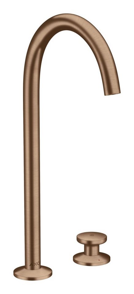 hansgrohe Waschtischarmatur Axor One 2-Loch Waschtischmischer Select 260 mit Push-Open Ablaufgarnitur von hansgrohe