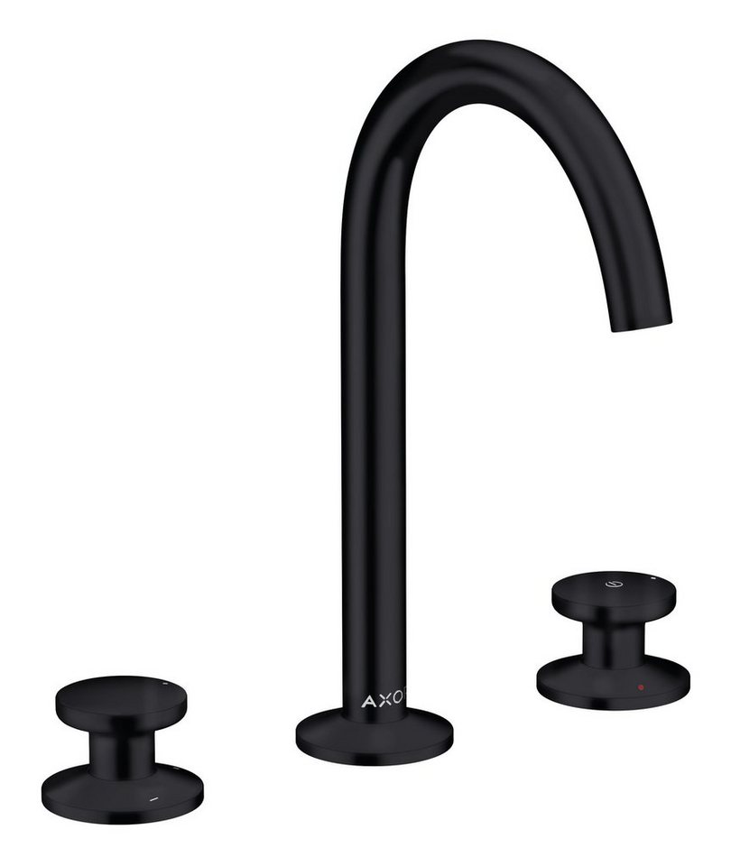 hansgrohe Waschtischarmatur Axor One 3-Loch Select 170 mit Push-Open Ablaufgarnitur von hansgrohe