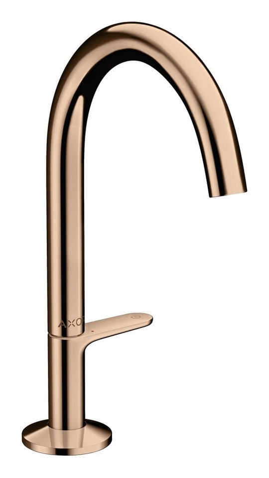 hansgrohe Waschtischarmatur Axor One Waschtischmischer Select 170 mit Push-Open Ablaufgarnitur Ausladung von hansgrohe