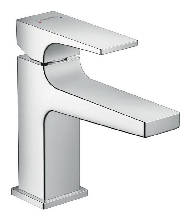 hansgrohe Waschtischarmatur Metropol 100 Einhebel m. Hebelgriff m. Push-Open Ablaufgarnitur Ausladung 127 mm von hansgrohe