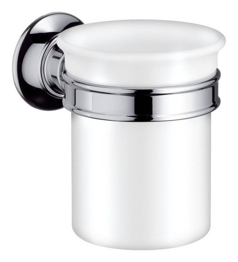 hansgrohe Zahnputzbecher Axor Montreux, Mit Halter - Chrom von hansgrohe