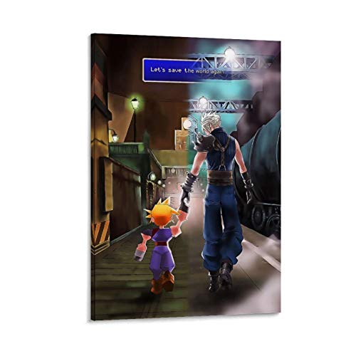 haohaizi Final Fantasy Leinwand-Kunst-Poster und Wandkunstdruck, modernes Familienschlafzimmer, 30 x 45 cm von haohaizi