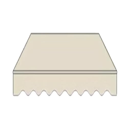 Ersatzstoff Für Einziehbare Terrassenmarkise – Wasserdichter Sonnenschutz, Sonnenschutz Für Türen, Fenster, Terrassen Und Balkone(Beige,8x6.5ft/250x200cm) von haohang