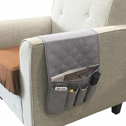 Sofa Armlehnen Organizer Couch Aufbewahrungstasche Praktisch Fernbedienung Halterung Sessel Storage Tasche Einfarbig Ablage Wasserdicht Betttasche Organisator Tasche für Wohnzimmer Schlafzimmer von haozaikeji