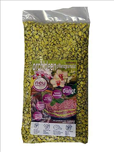 2er Set Orchideen Granulat 2 x 1 l gelb 4-8 mm von happy nature