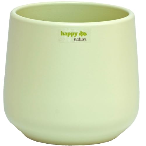 happy nature Keramik Blumentopf Sylt Mint grün Ø 12 cm H 13,5 cm von happy nature