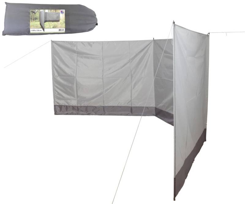 Happy People Windschutz grau 600 x 150 cm von happy people