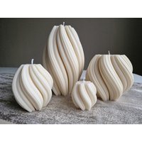 Swirl Kerzen Set Xxl I Instagram Wellen Kerze | Spiralkerze Rapswachskerze Spirale Große Riesenkerze Wave Twist Flame Swirl Kerzen Set Xxl I Instagram Wellen Kerze | Spiralkerze Rapswachskerze Spirale Große Riesenkerze Wave Twist Flame von happycandleberlin