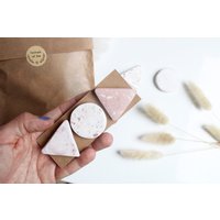 Magnet 6Er Set Aus Gießpulver, Beton , Jesmonite, Betonmagnete, Terrazzo von happylivingartstud