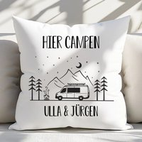 Personalisierbares Kissen Für Camper Mit Spruch Und Namen | Perfektes Geschenk Outdoor-Enthusiasten Wohnmobil-Fans von happymuggermany