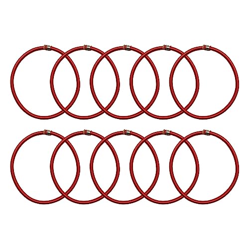 harayaa 10x Trampolin elastisches Seil Hochsprung-Bungee-Seil Spanngurte Bungee-Seil für Zelt, Rot von harayaa